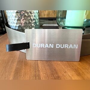Duran Duran Silver Luggage Tag
